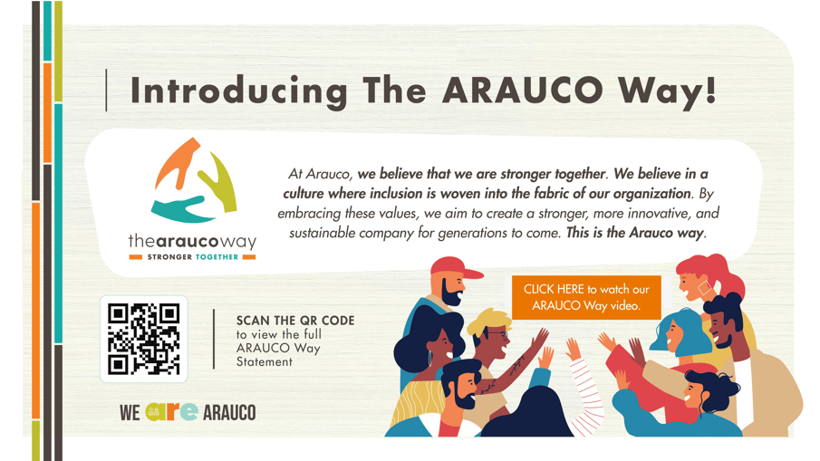 CLICK HERE to watch our ARAUCO Way video.