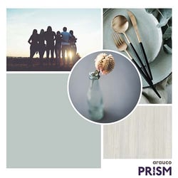 ARAUCO Prism TFL SF256 Mist is a bright, airy green tone.